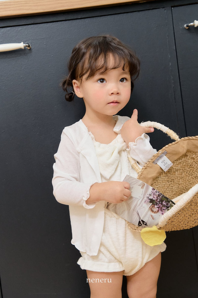 Neneru - Korean Baby Fashion - #babyboutique - Big Ribbon Suit - 7
