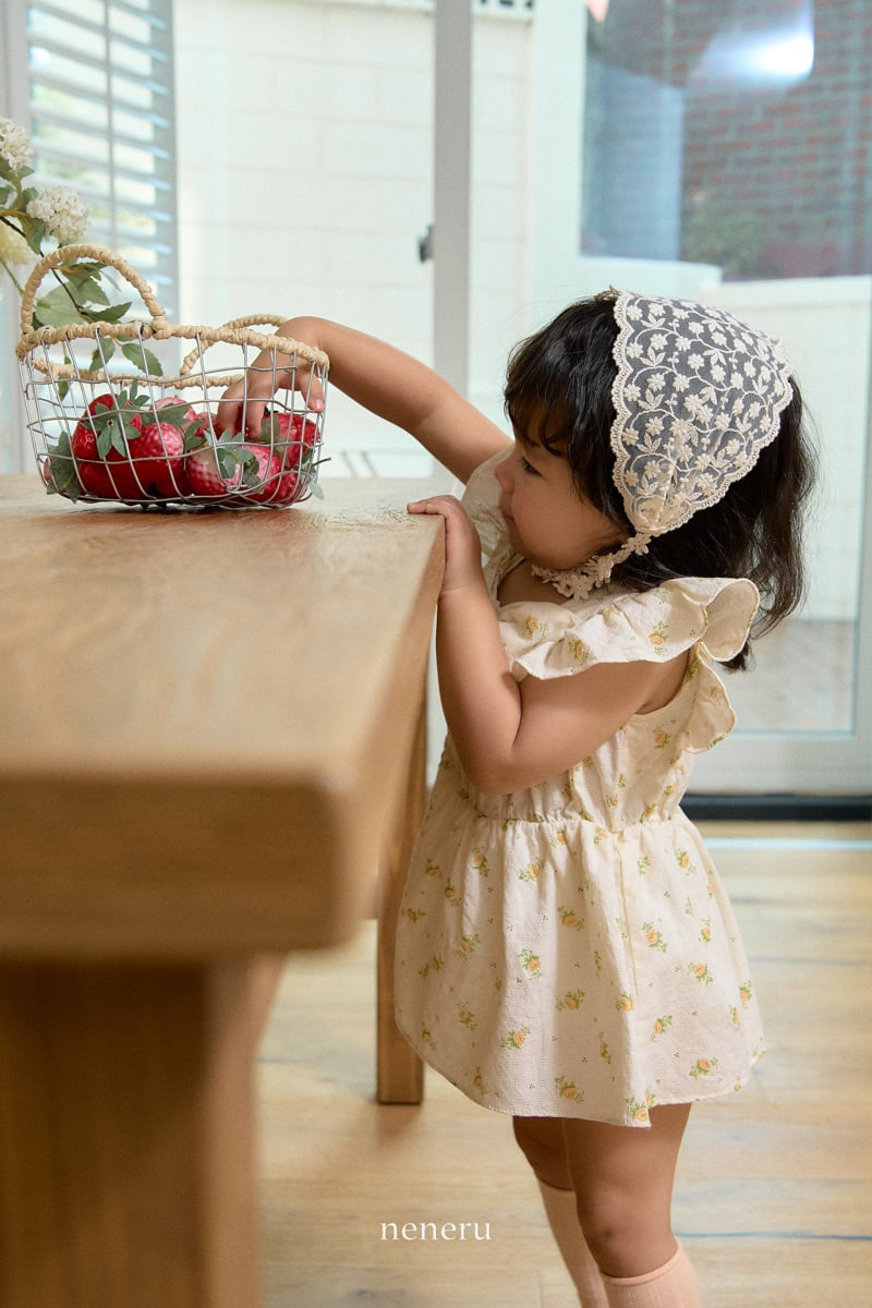 Neneru - Korean Baby Fashion - #babyboutiqueclothing - Rose Ribbon Suit - 9