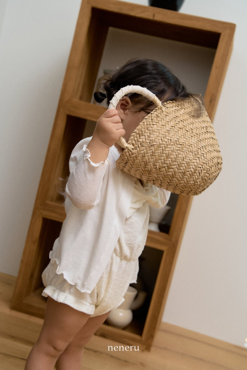 Neneru - Korean Baby Fashion - #babyboutiqueclothing - Big Ribbon Suit - 8