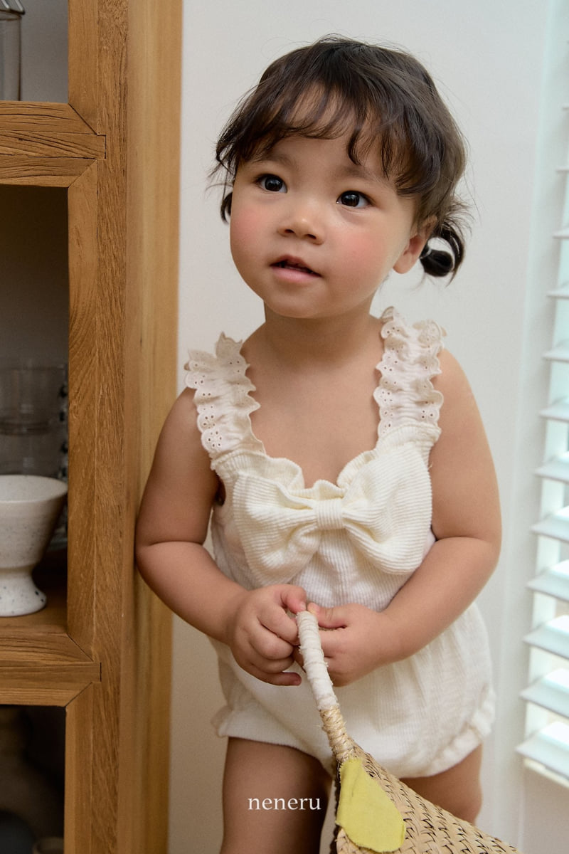 Neneru - Korean Baby Fashion - #babyclothing - Big Ribbon Suit - 9