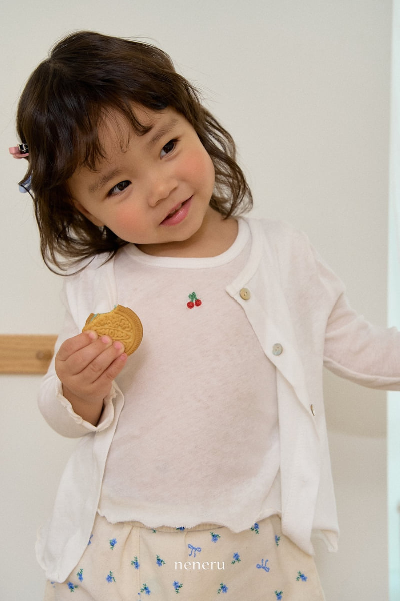 Neneru - Korean Baby Fashion - #babyfashion - Small Cherry Sleeveless