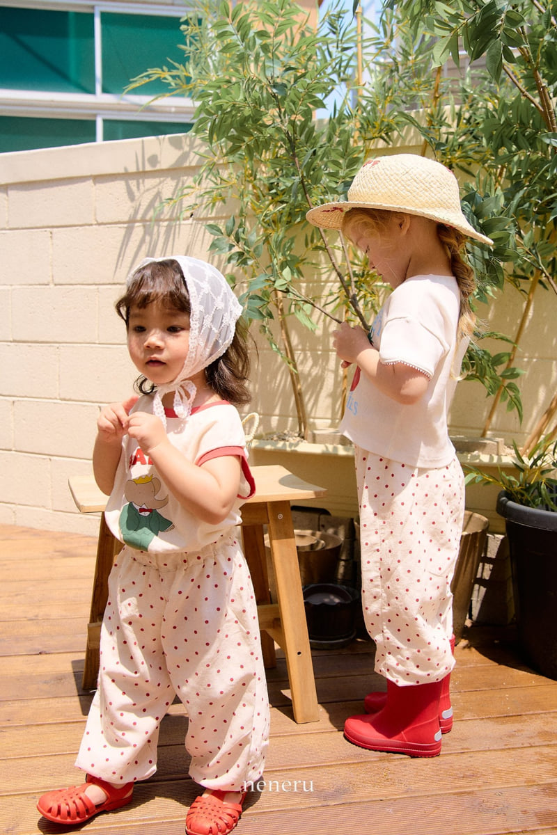 Neneru - Korean Baby Fashion - #babyoninstagram - Summer Dot Pants - 11