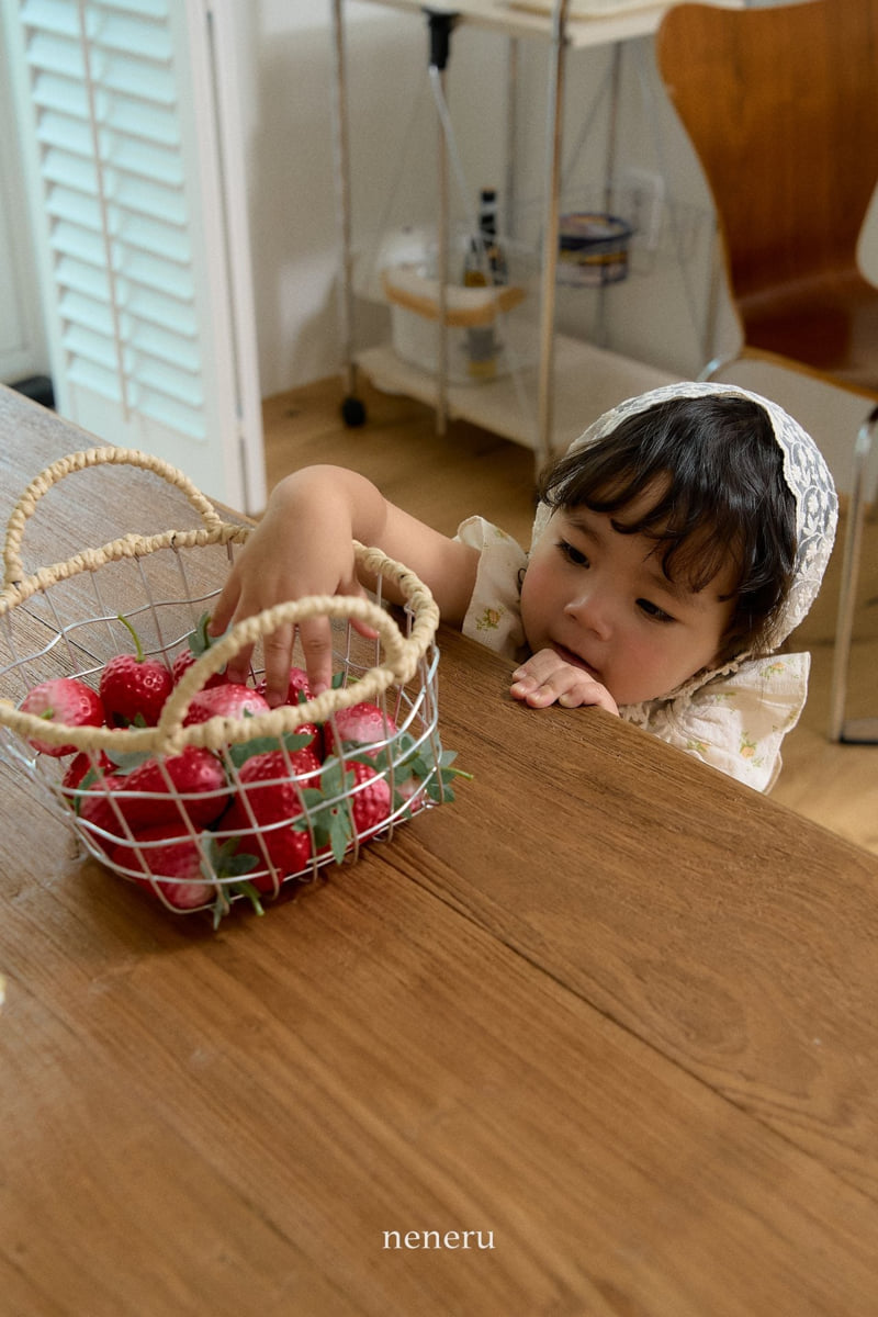 Neneru - Korean Baby Fashion - #babyoutfit - Rose Ribbon Suit - 2