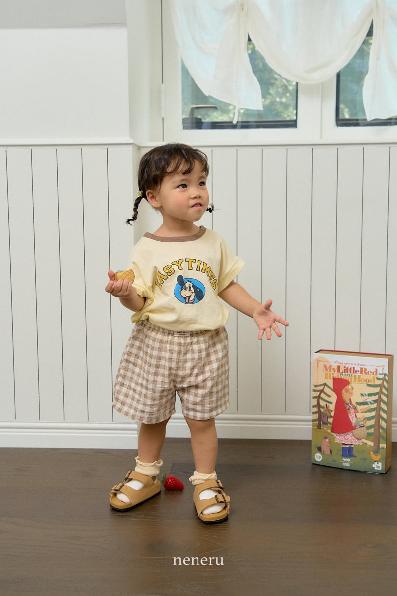 Neneru - Korean Baby Fashion - #babyoutfit - Time Dog Tee - 5