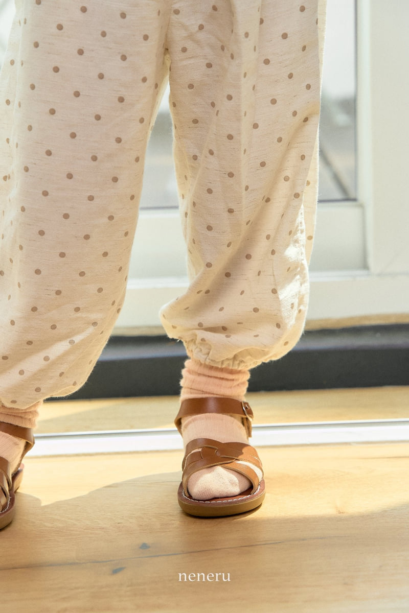 Neneru - Korean Baby Fashion - #onlinebabyboutique - Summer Dot Pants