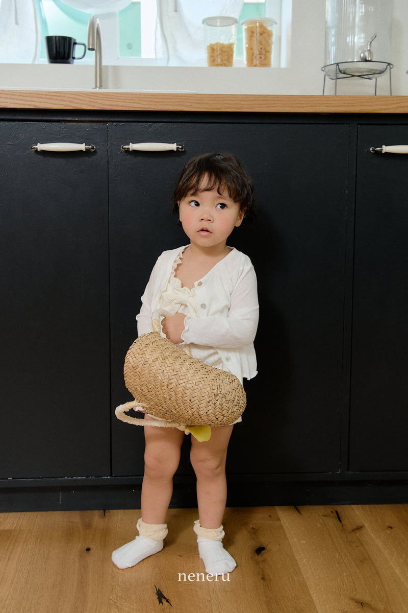 Neneru - Korean Baby Fashion - #onlinebabyshop - Big Ribbon Suit - 5