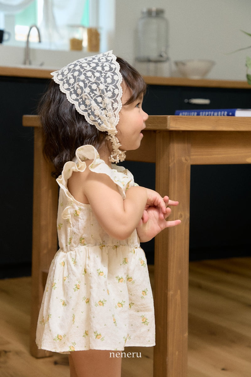 Neneru - Korean Baby Fashion - #smilingbaby - Rose Ribbon Suit - 7
