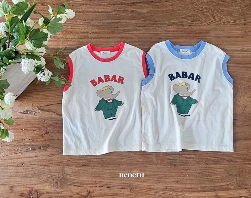 Neneru - Korean Baby Fashion - #smilingbaby - Elephant Sleeveless - 11