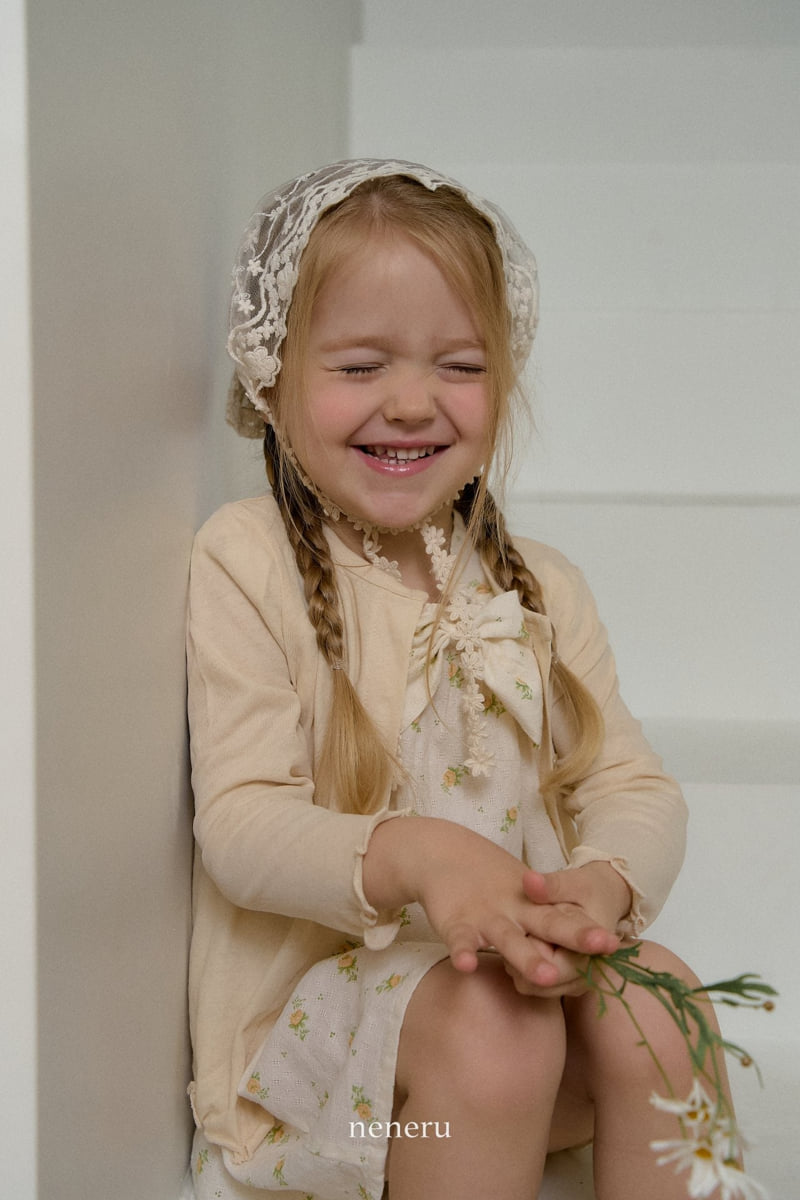 Neneru - Korean Children Fashion - #toddlerclothing - Rose Ribbon One-piece - 5