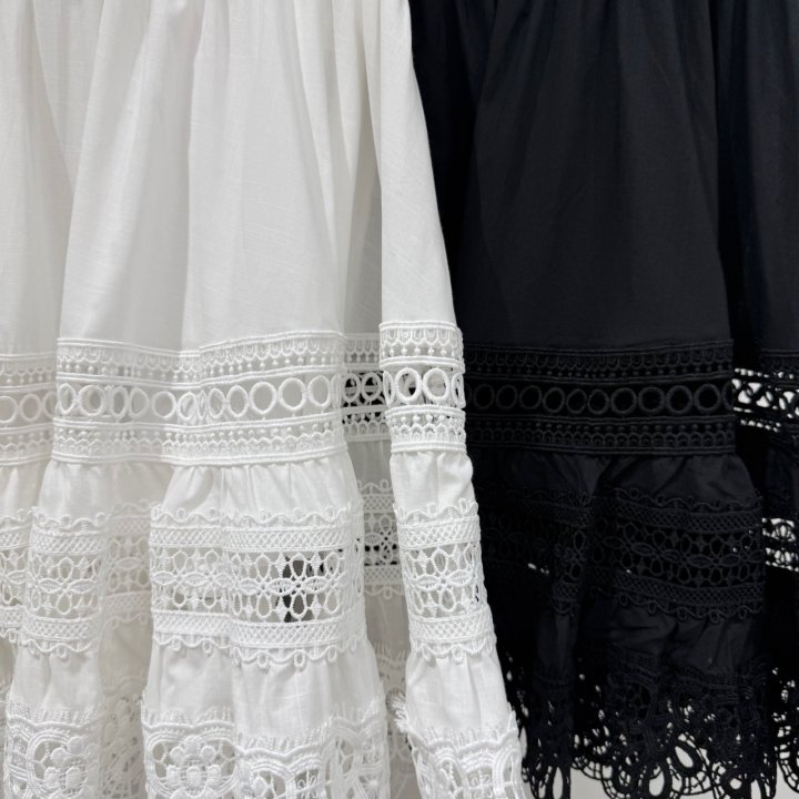Neroli36 - Korean Women Fashion - #momslook - M Scallop Tiered Skirt - 2