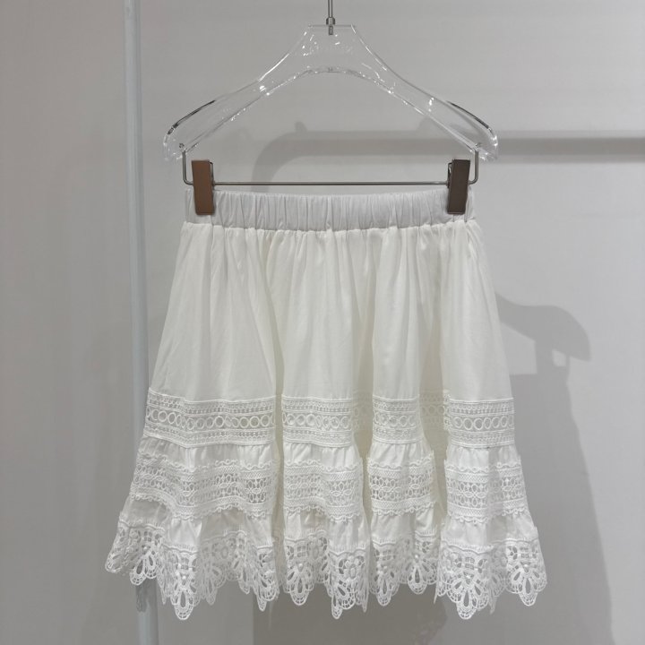 Neroli36 - Korean Women Fashion - #womensfashion - M Scallop Tiered Skirt - 4