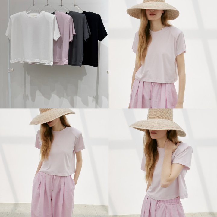 Neroli36 - Korean Women Fashion - #momslook - Rory Pad Tee - 5