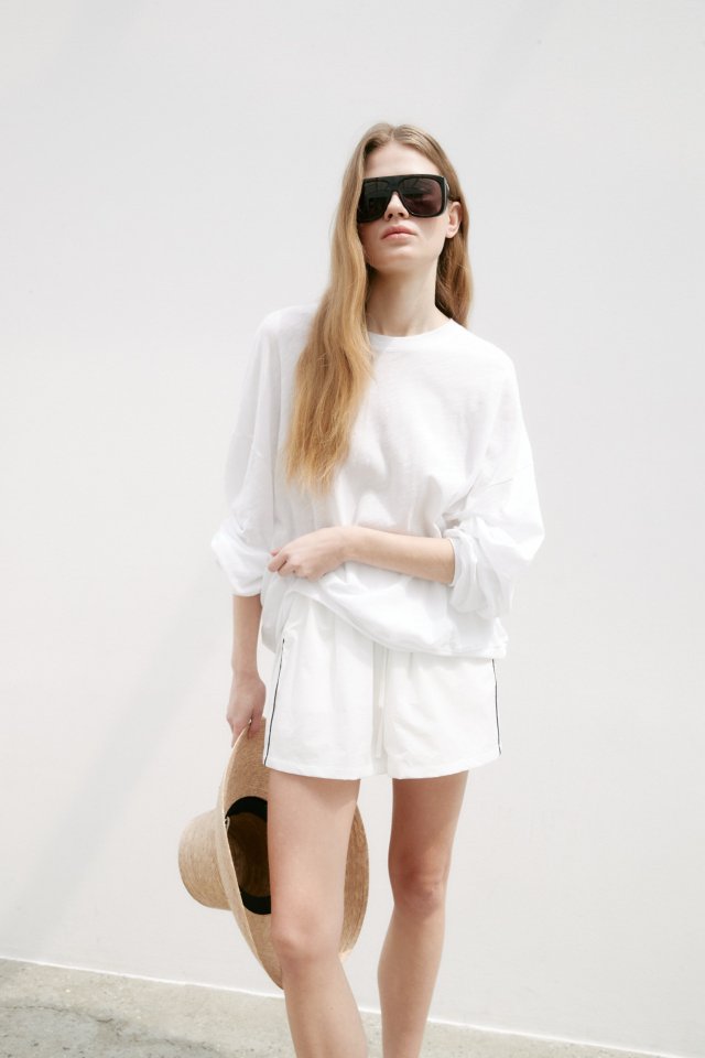 Neroli36 - Korean Women Fashion - #momslook - Summer Long Sleeve Sweatshirt - 10