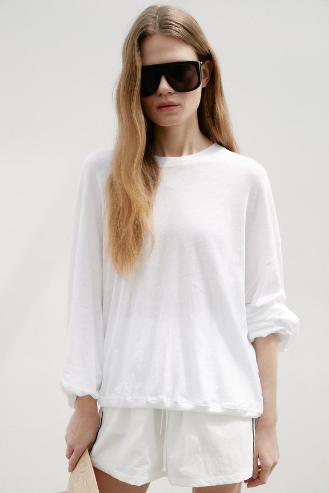 Neroli36 - Korean Women Fashion - #momslook - Summer Long Sleeve Sweatshirt - 6