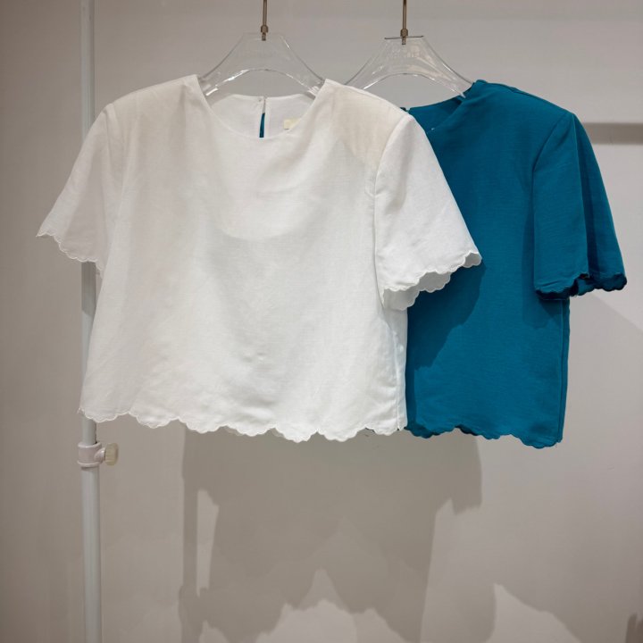 Neroli36 - Korean Women Fashion - #momslook - Linen Embroidery Blouse