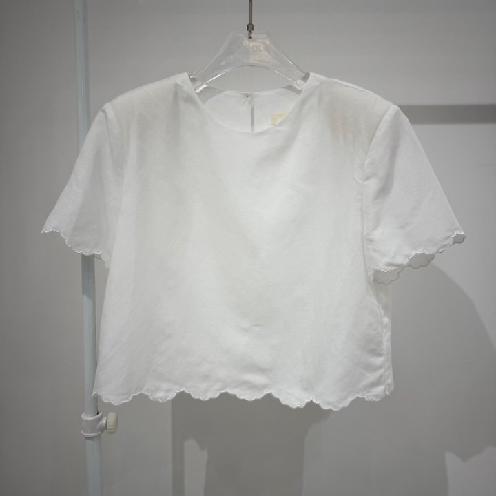 Neroli36 - Korean Women Fashion - #momslook - Linen Embroidery Blouse - 2