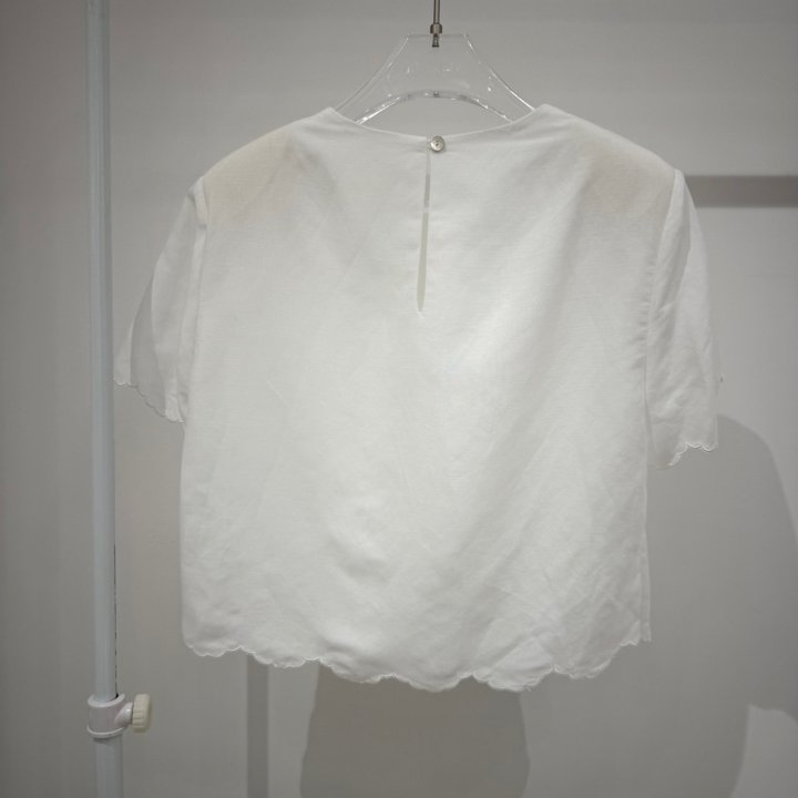 Neroli36 - Korean Women Fashion - #momslook - Linen Embroidery Blouse - 3