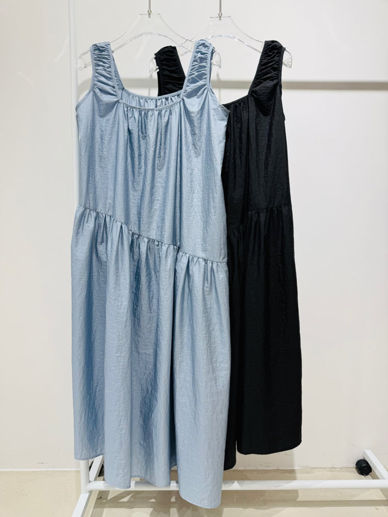 Neroli36 - Korean Women Fashion - #momslook - Square Asymmetrical One-piece