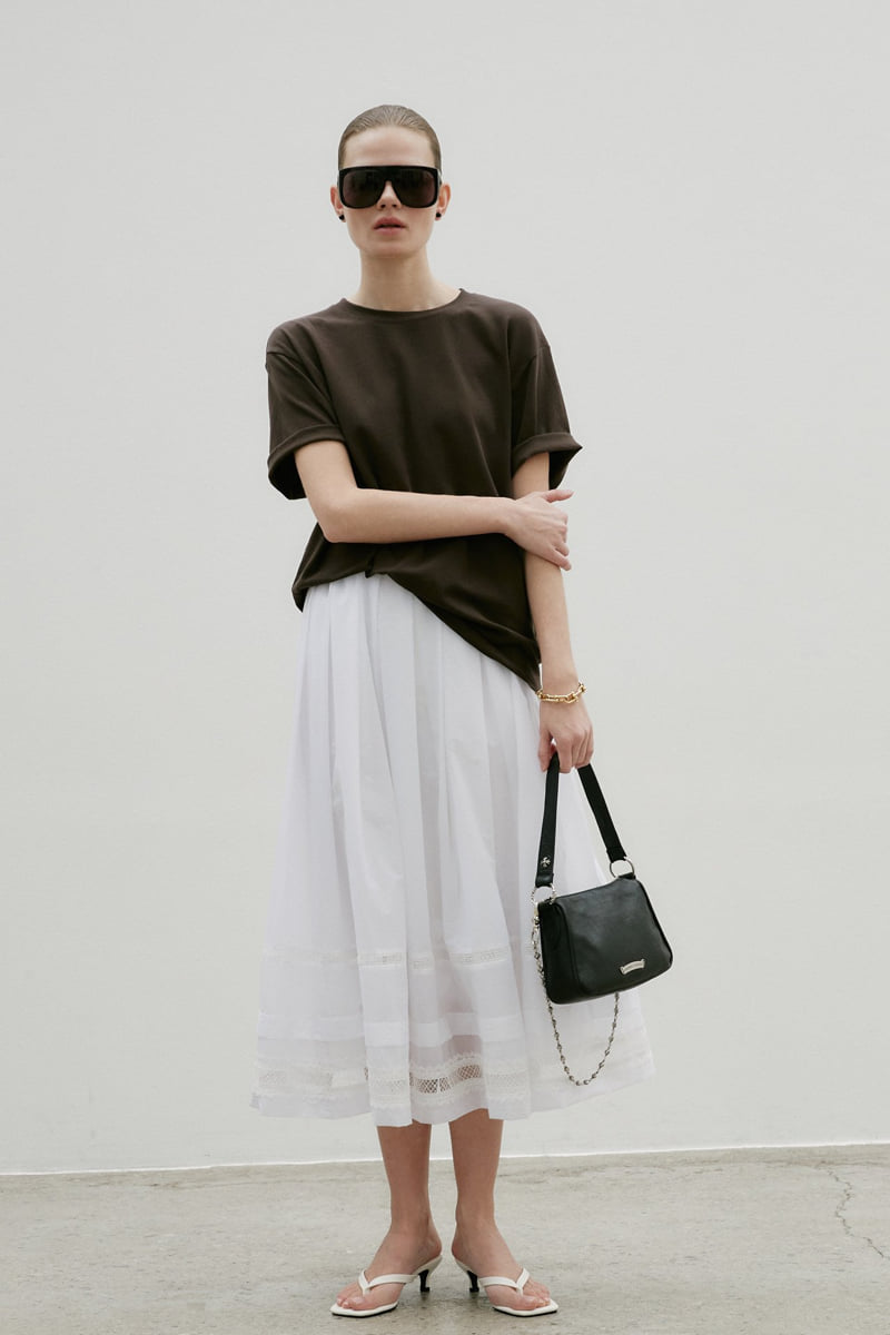 Neroli36 - Korean Women Fashion - #momslook - Cool Rayon Tee - 11