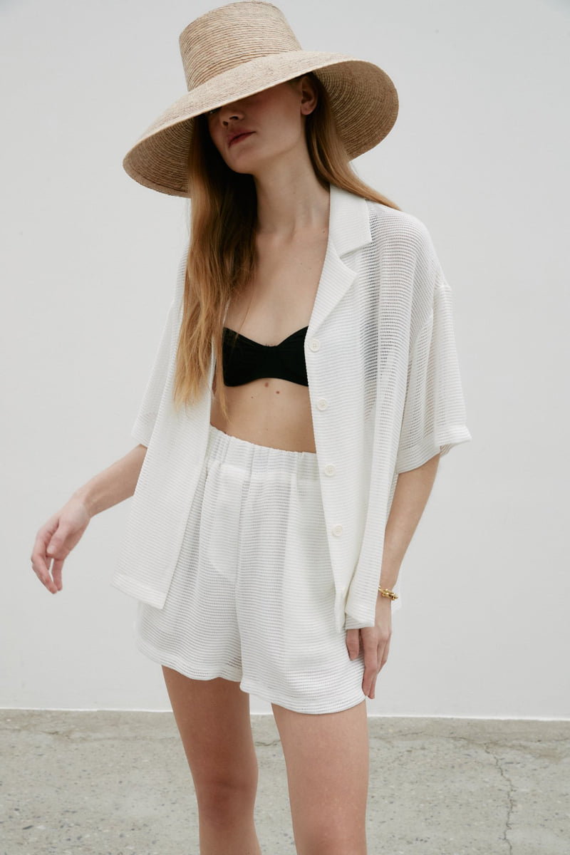 Neroli36 - Korean Women Fashion - #pursuepretty - H Net Shirt - 10