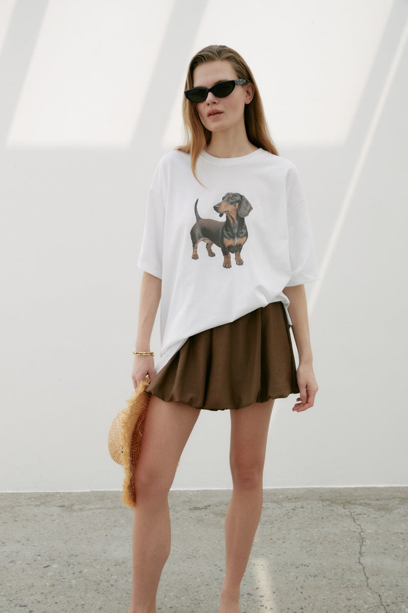 Neroli36 - Korean Women Fashion - #pursuepretty - H Dachshund Tee - 7