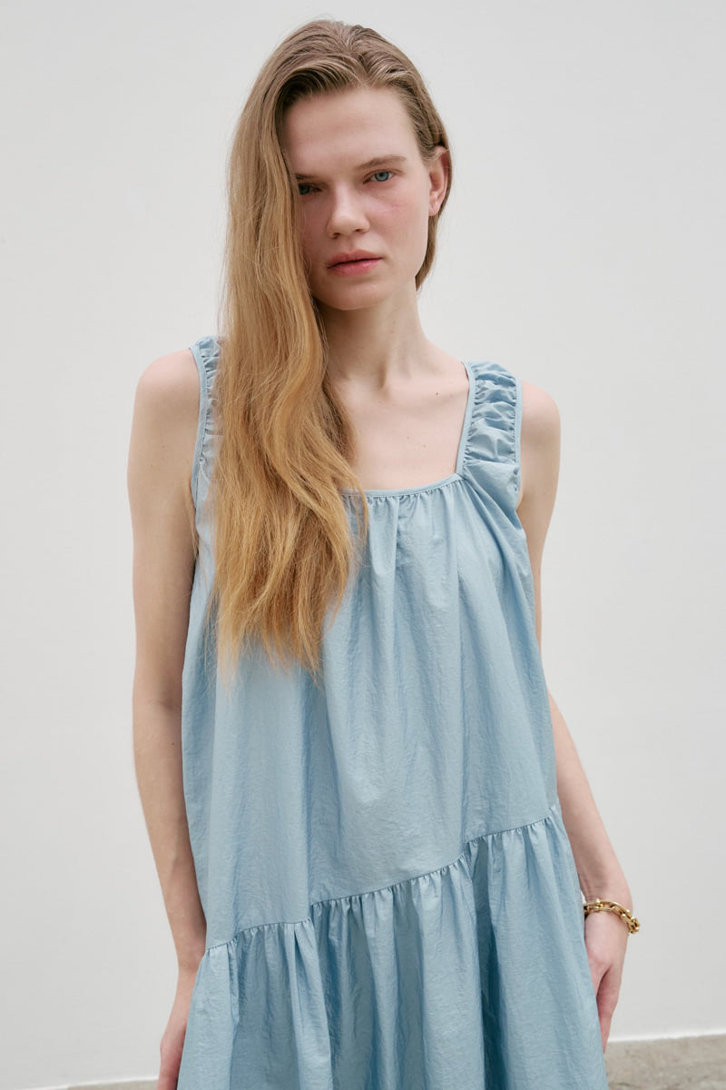 Neroli36 - Korean Women Fashion - #pursuepretty - Square Asymmetrical One-piece - 6
