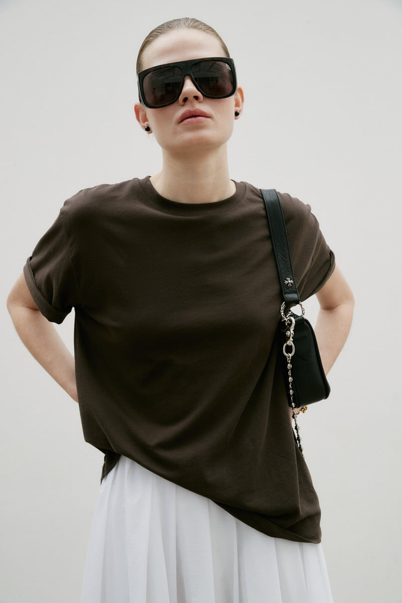 Neroli36 - Korean Women Fashion - #pursuepretty - Cool Rayon Tee - 5