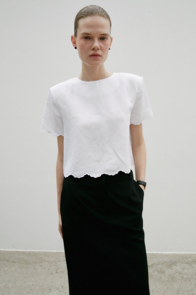 Neroli36 - Korean Women Fashion - #restrostyle - Linen Embroidery Blouse - 8