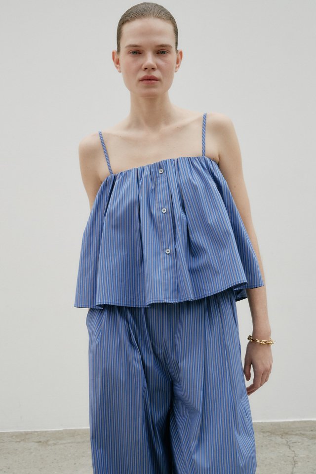 Neroli36 - Korean Women Fashion - #restrostyle - Funny Stripe Sleeveless - 6