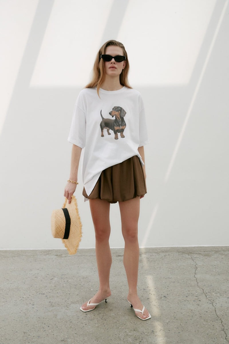 Neroli36 - Korean Women Fashion - #romanticstyle - H Dachshund Tee - 9