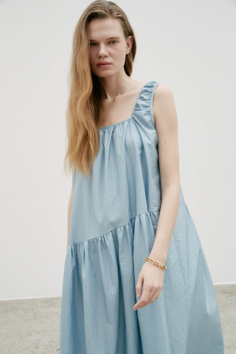 Neroli36 - Korean Women Fashion - #romanticstyle - Square Asymmetrical One-piece - 8
