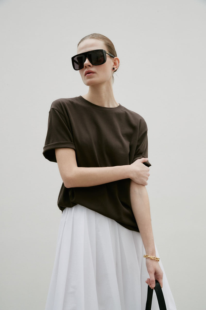 Neroli36 - Korean Women Fashion - #romanticstyle - Cool Rayon Tee - 7