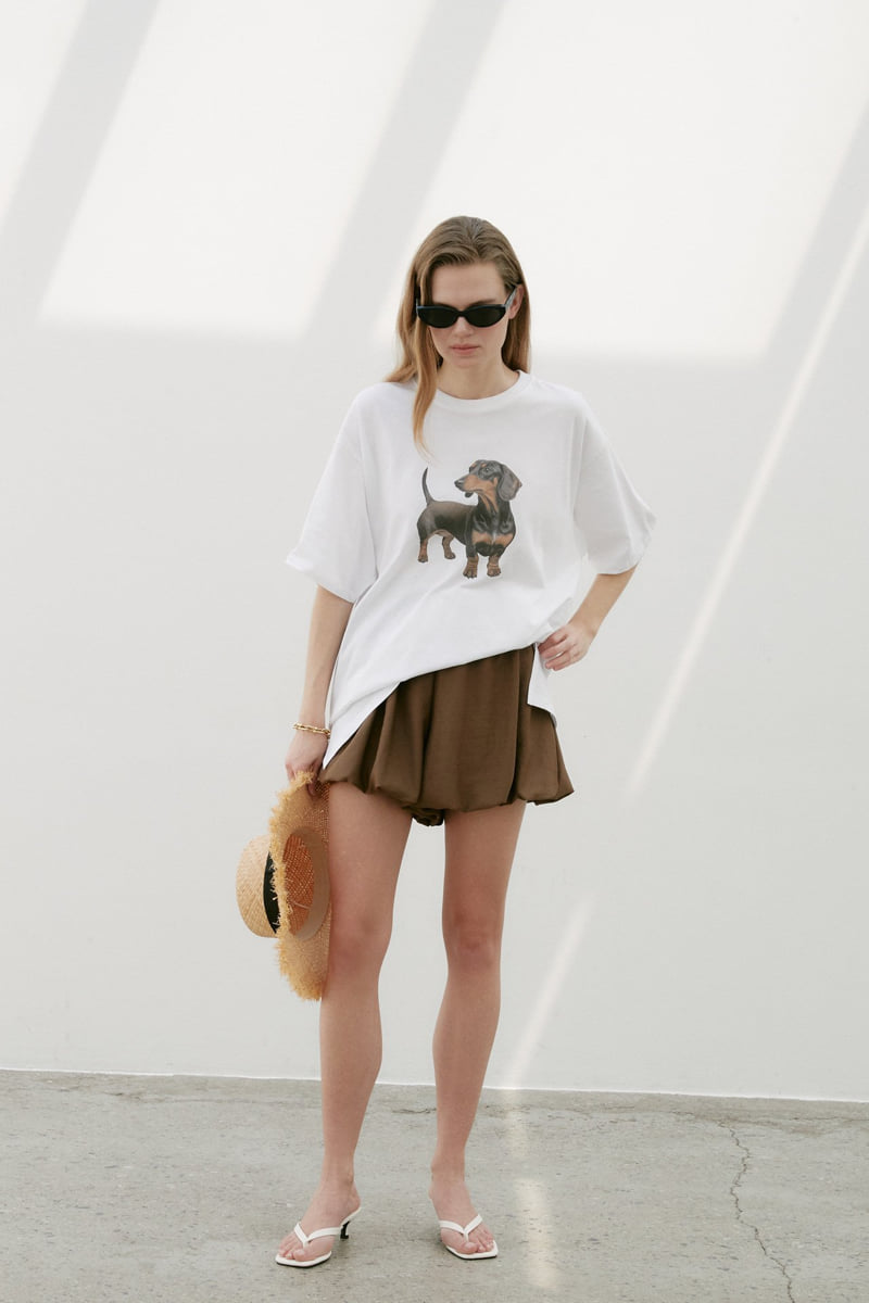 Neroli36 - Korean Women Fashion - #shopsmall - H Dachshund Tee - 10
