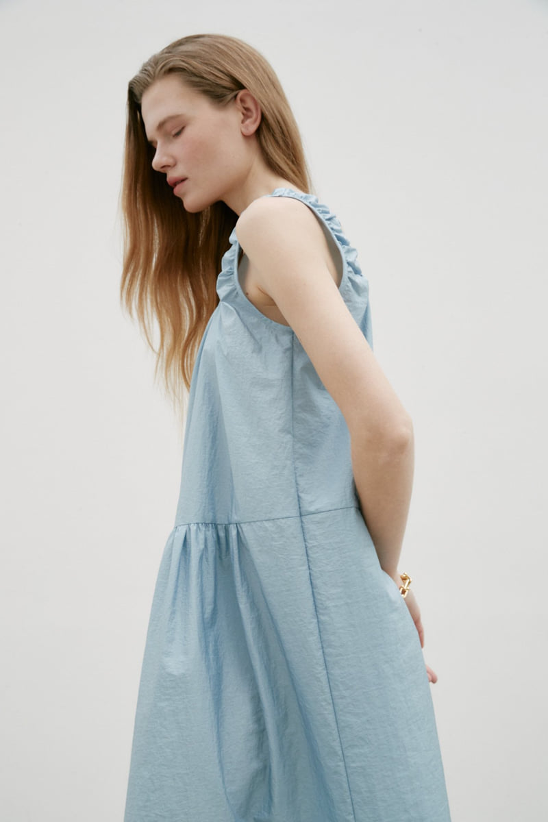 Neroli36 - Korean Women Fashion - #shopsmall - Square Asymmetrical One-piece - 9
