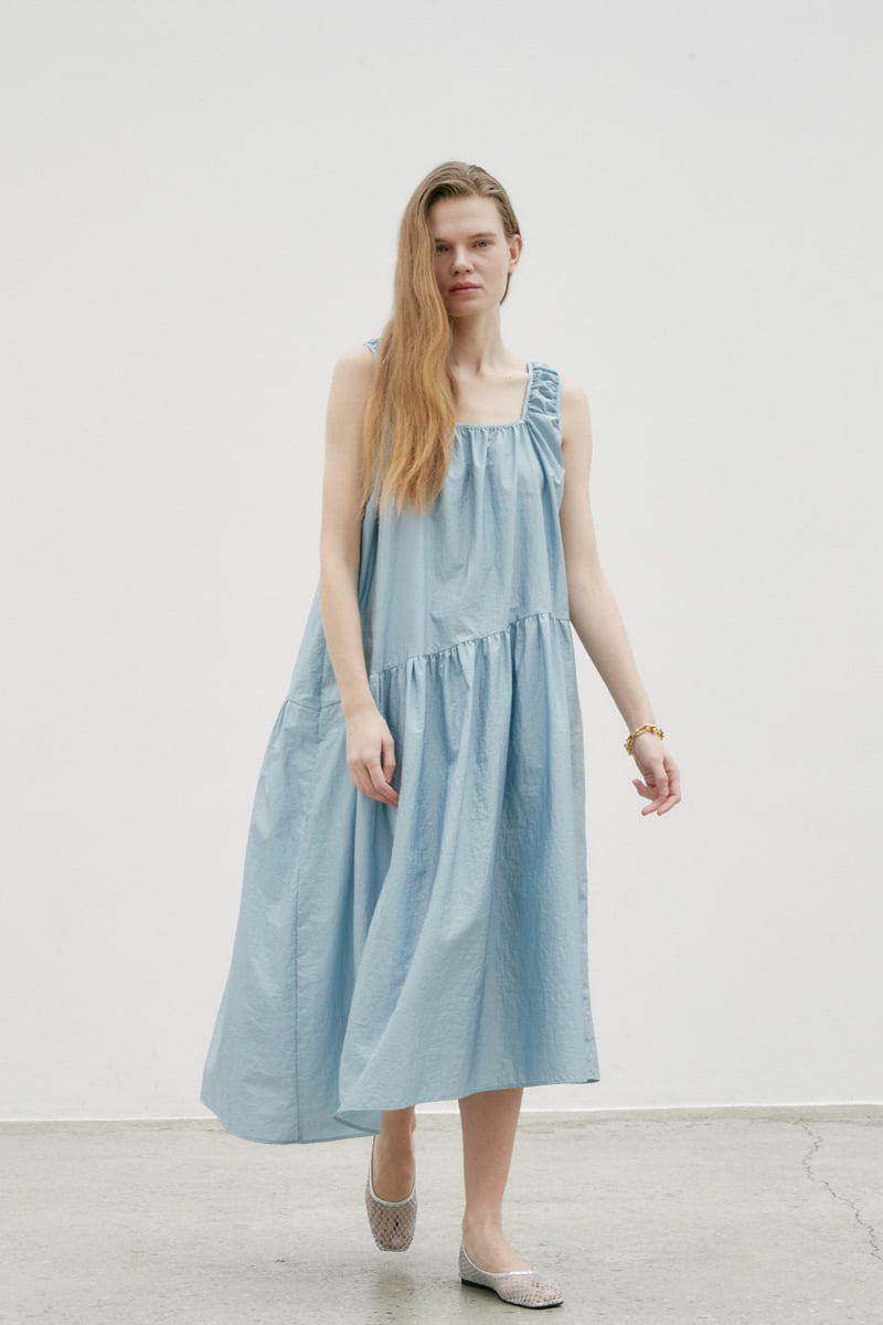 Neroli36 - Korean Women Fashion - #thelittlethings - Square Asymmetrical One-piece - 11
