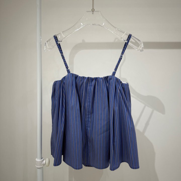 Neroli36 - Korean Women Fashion - #vintageinspired - Funny Stripe Sleeveless - 3
