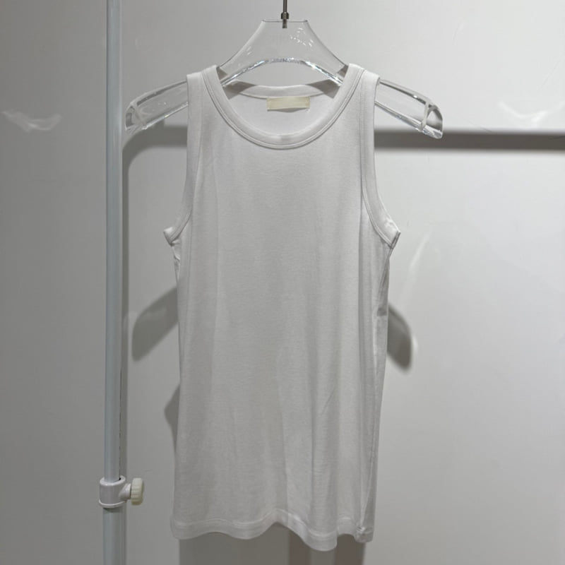 Neroli36 - Korean Women Fashion - #vintagekidsstyle - Contrast Halter Sleeveless - 3