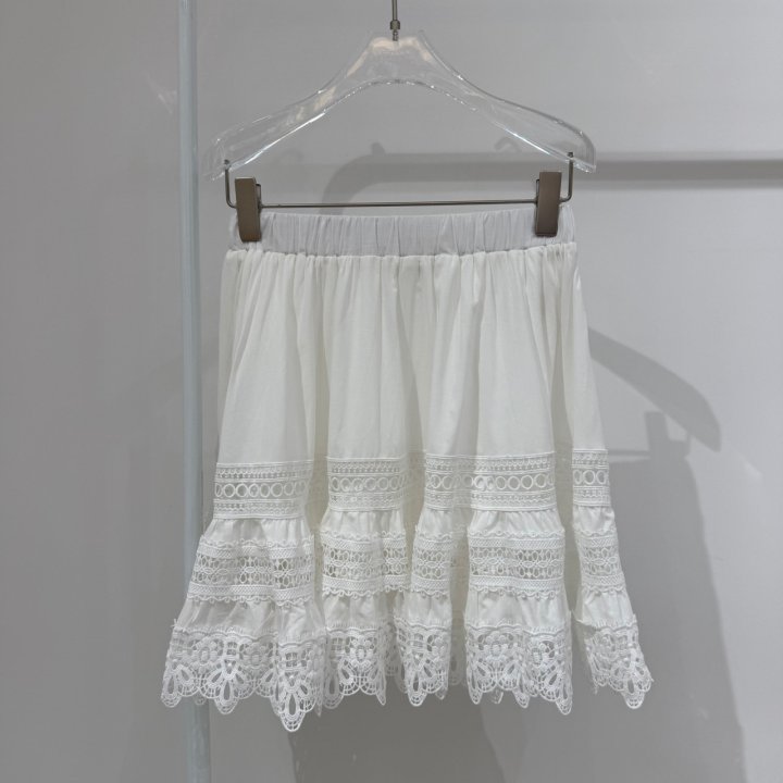 Neroli36 - Korean Women Fashion - #womensfashion - M Scallop Tiered Skirt - 3