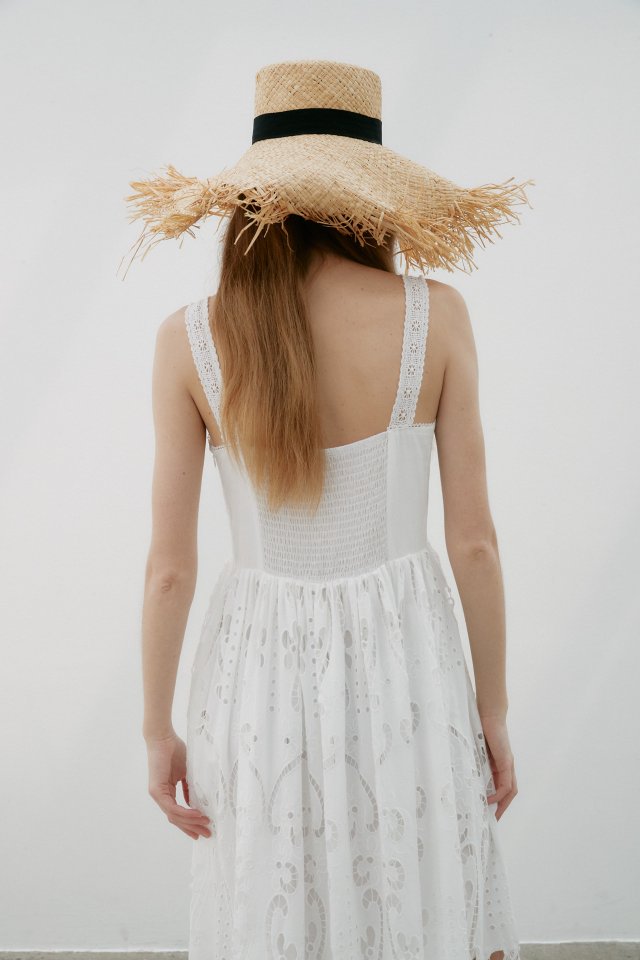 Neroli36 - Korean Women Fashion - #womensfashion - M Embroidery Pintuck One-piece - 10