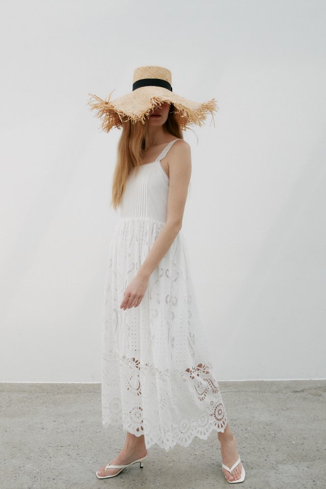 Neroli36 - Korean Women Fashion - #womensfashion - M Embroidery Pintuck One-piece - 8