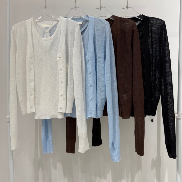 Neroli36 - Korean Women Fashion - #womensfashion - M Summer Season Cardigan Set
