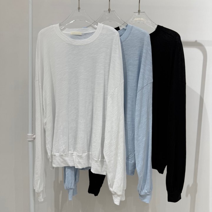 Neroli36 - Korean Women Fashion - #womensfashion - Summer Long Sleeve Sweatshirt