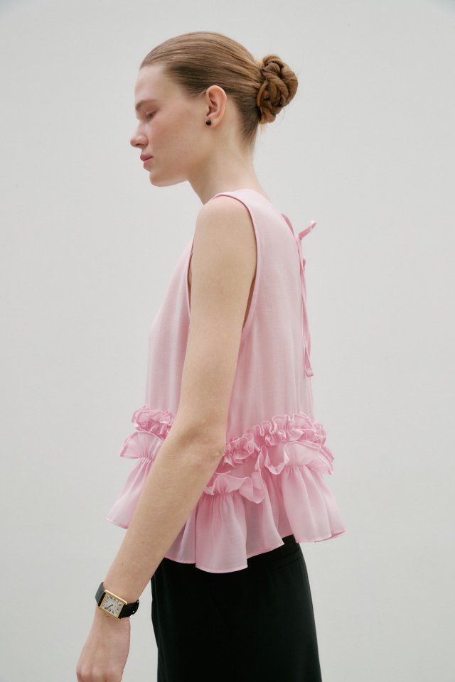 Neroli36 - Korean Women Fashion - #womensfashion - Frill Shirring Blouse - 10