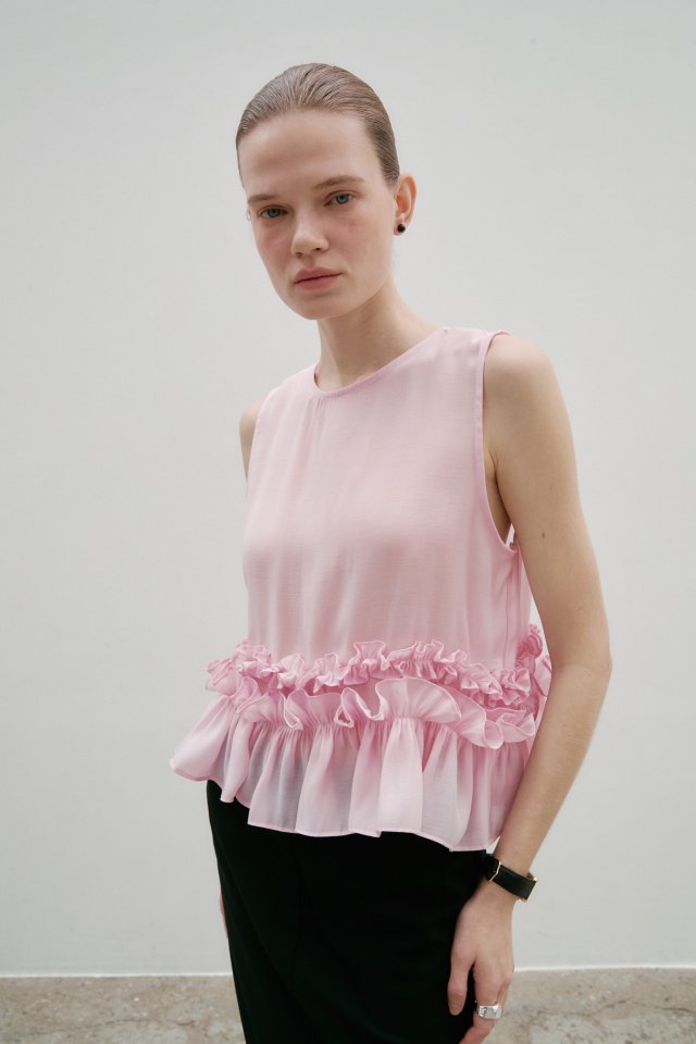 Neroli36 - Korean Women Fashion - #womensfashion - Frill Shirring Blouse - 6
