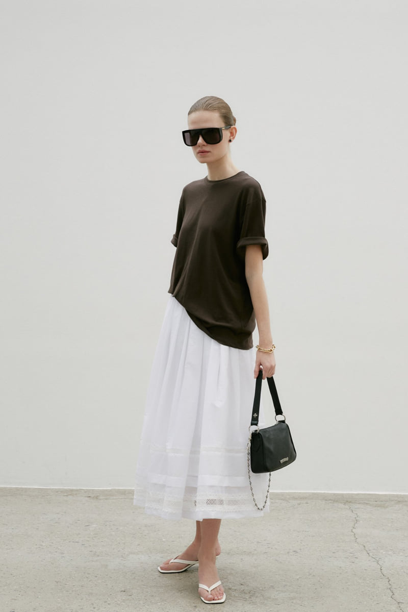 Neroli36 - Korean Women Fashion - #womensfashion - Cool Rayon Tee - 12