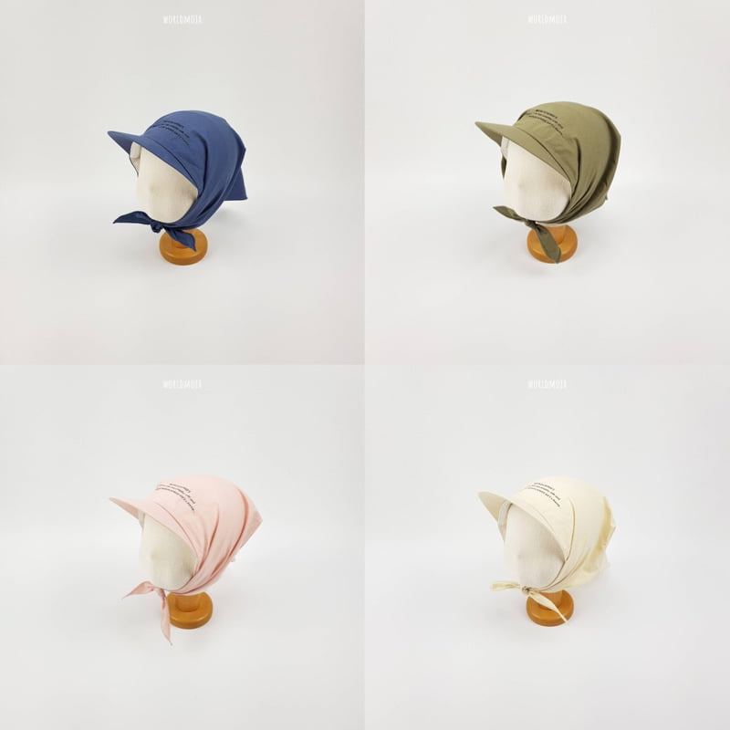 New World - Korean Baby Fashion - #babyoninstagram - Lettering Bandana Cap