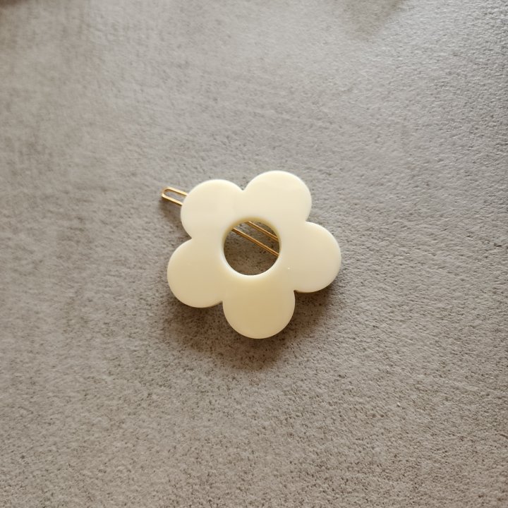 Newerly - Korean Women Fashion - #momslook - Color Flower Hair Clip - 5