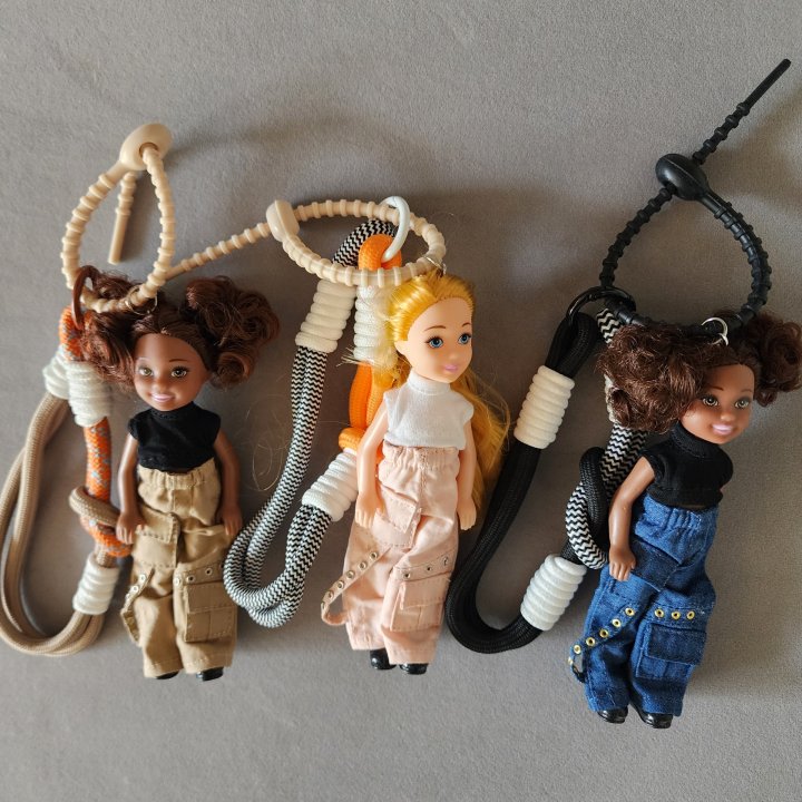 Newerly - Korean Women Fashion - #momslook - Cargo Pants Barbie Keyring
