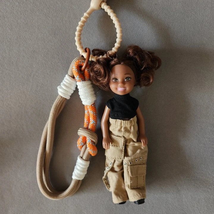 Newerly - Korean Women Fashion - #momslook - Cargo Pants Barbie Keyring - 3