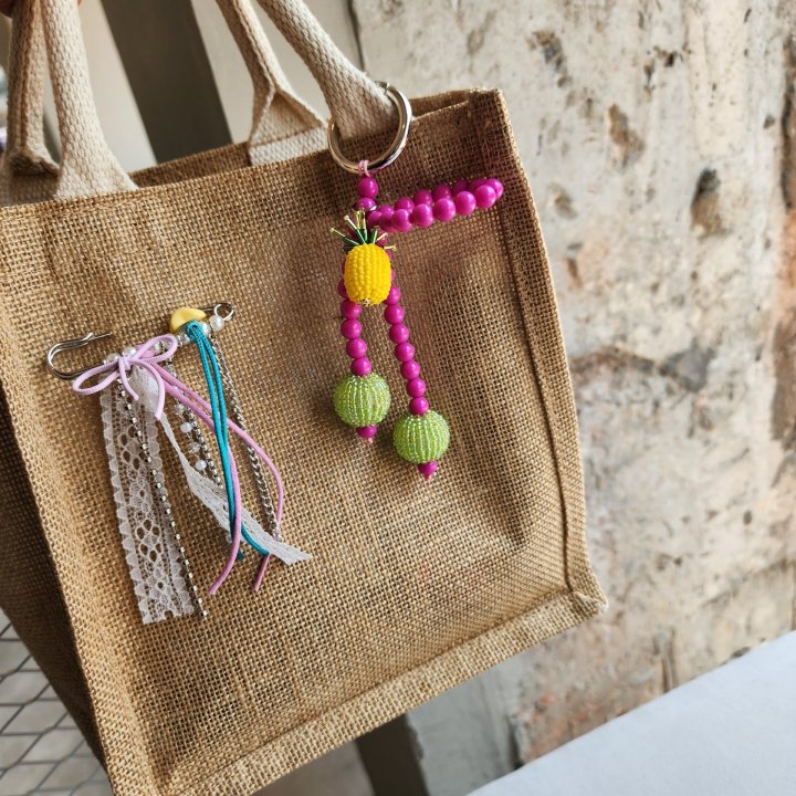 Newerly - Korean Women Fashion - #momslook - Pineapple Keyring
